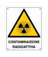 Cartello di pericolo 'contaminazione radioattiva'
