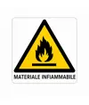 Cartello di pericolo 'gas infiammabile'