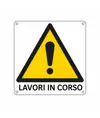Cartello di pericolo 'lavori in corso'