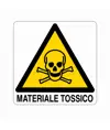 Cartello di pericolo 'materiale tossico'
