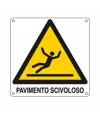 Cartello di pericolo  pavimento bagnato