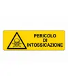 Cartello di pericolo 'pericolo di intossicazione'