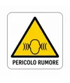 Cartello di pericolo 'pericolo rumore'