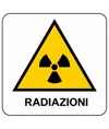Cartello di pericolo 'radiazioni'