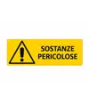 Cartello di pericolo 'sostanze pericolose'