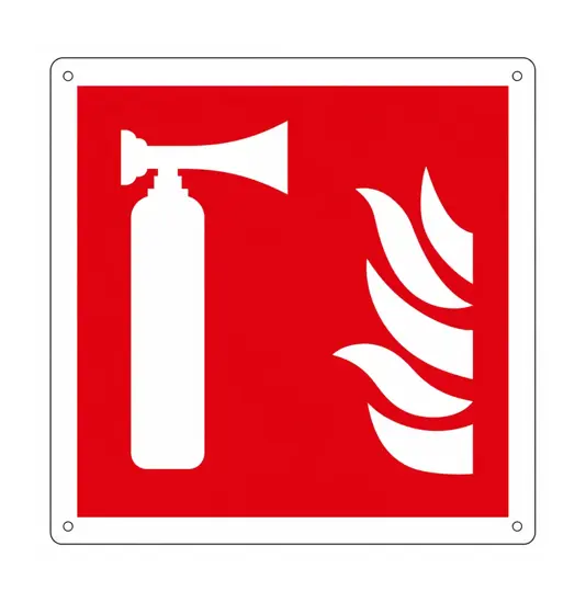 Cartello di sicurezza 'tromba a gas'