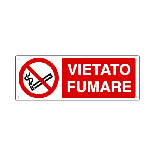 Cartello divieto di fumo