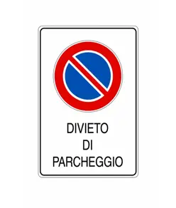 Cartello 'Divieto di parcheggio'