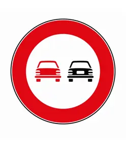 Cartello divieto di sorpasso