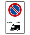 Cartello Divieto di Sosta  60x90 cm