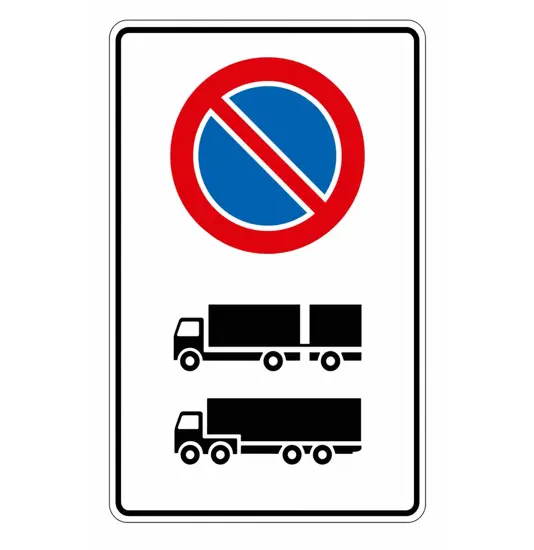 Cartello divieto di sosta camion 60 x 90 cm