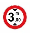 Cartello divieto di transito altezza superiore