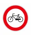 Cartello divieto di transito biciclette  60 cm