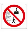 Cartello 'divieto passare sotto ponteggi'
