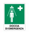 Cartello "doccia di emergenza" 160X210 MM
