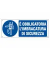 etichette adesive  è obbligatoria l'imbracatura di sicurezza