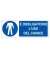 Cartello  è obbligatorio l'uso del camice