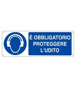etichette adesive  è obbligatorio proteggere l'udito
