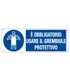 Cartello  è obbligatorio usare il grembiule protettivo