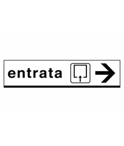 Cartello 'entrata'