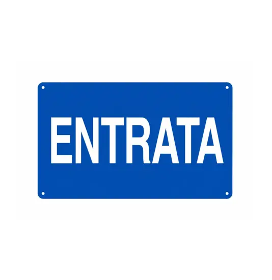 Cartello 'entrata