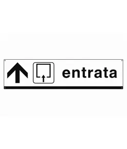 Cartello 'entrata'