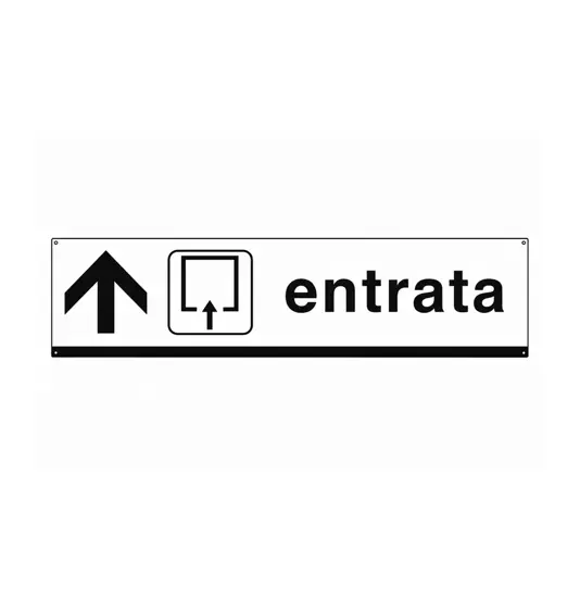 Cartello 'entrata'