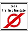 Cartello fine zona traffico limitato