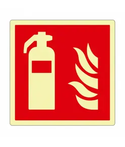 Cartello antincendio 'estintore' - 120x120 mm
