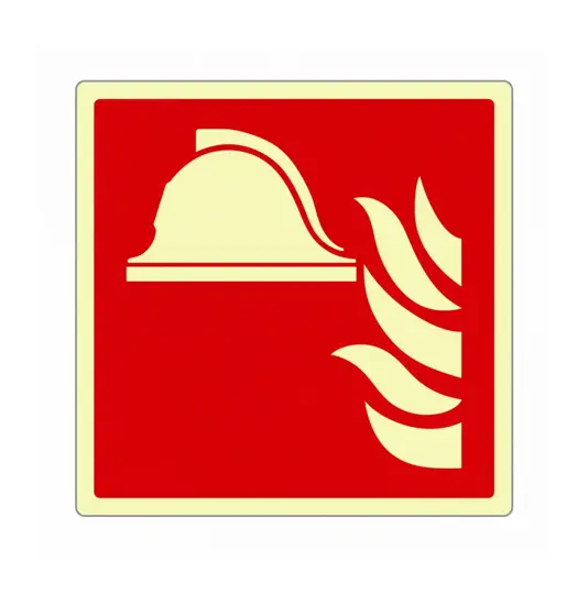 Cartello fotoluminescente 'presidio antincendio'