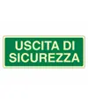 Cartello fotoluminescente 'uscita di sicurezza'