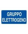 Cartello 'gruppo elettrogeno'