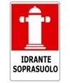 Cartello  'Idrante soprasuolo'