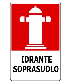 Cartello  'Idrante soprasuolo'