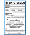 Cartello  'Impianto termico'