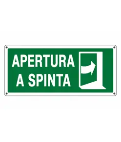 etichette adesive 'apertura a spinta' a destra