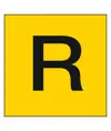 Etichette in pellicola autoadesiva "R"