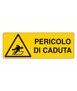pellicole adesive pericolo caduta