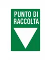 Cartello in alluminio punto di raccolta