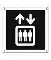 Cartello indicazione 'ascensore'