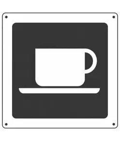 Cartello indicazione 'bar'
