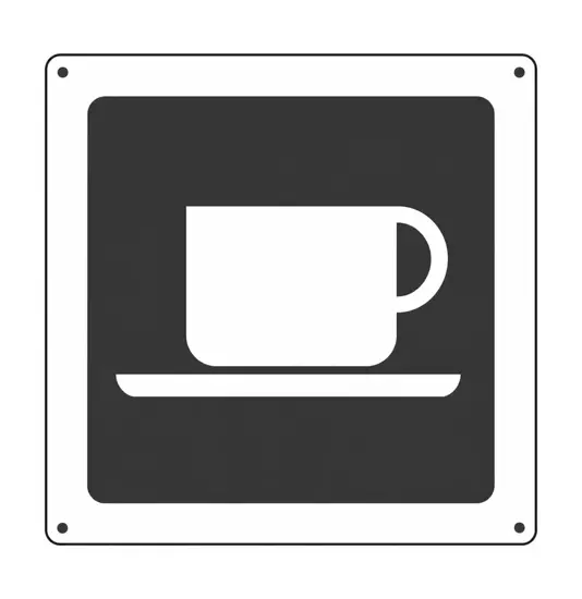 Cartello indicazione 'bar'