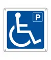 Cartello indicazione 'parcheggio disabili'