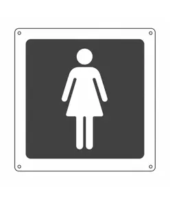 adesivi "WC DONNA"