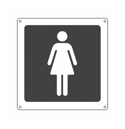 adesivi "WC DONNA"