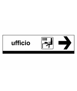 Cartello indicazione 'ufficio'