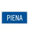 Cartello informativo con scritta 'piena'