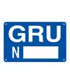 Cartello informativo  'gru n°__'