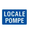 Cartello informativo 'locale pompe'