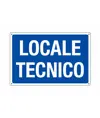 Cartello informativo 'locale tecnico'